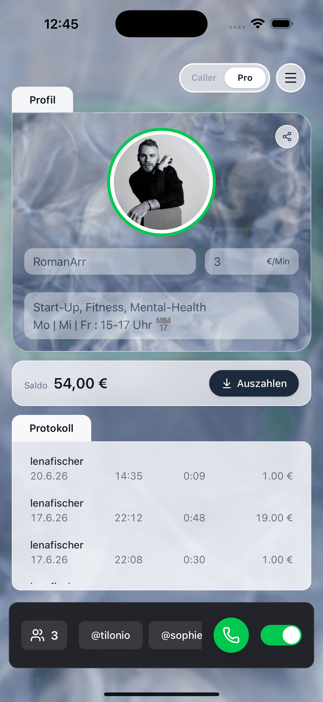 Anbieter-Dashboard